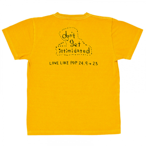 躊躇しないTシャツ ＜イエロー＞（ワンパク）