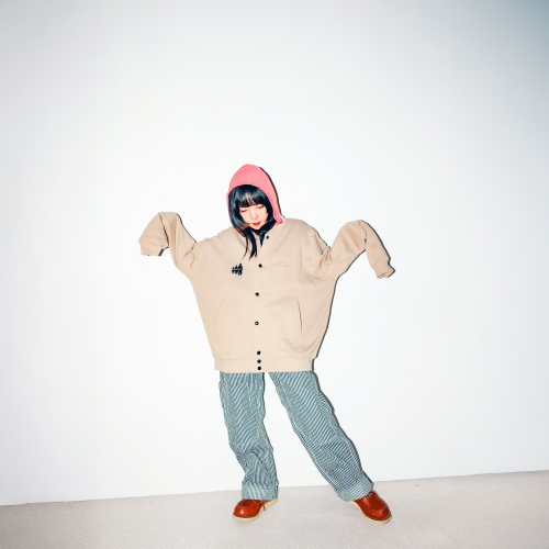 燃え月ター ブルゾン（ベージュ）