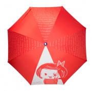 ライブ終わりに雨とか降っててさ、これみんなで差して帰ったら、もう無敵じゃんね？LED 傘＜赤＞