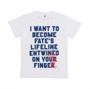 爽やかなふりした中二病 Tシャツ＜白＞