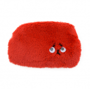 いつも不安顔ポーチ＜赤＞