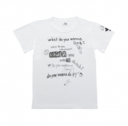 ヤルかネルかTシャツ＜白＞