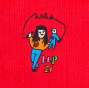 CDがちょうどに入るコールテンポーチや！＜赤＞