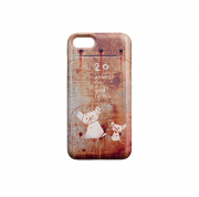 iPhoneケースガン見鏡付き（iphone7/iphone8）＜茶＞