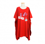 さらに手を広げたBig おＴシャツ＜赤＞