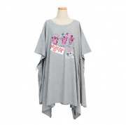 さらに手を広げたBig おＴシャツ＜グレー＞