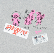 さらに手を広げたBig おＴシャツ＜グレー＞