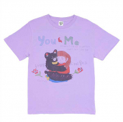 秋 心寄せてるよTシャツ＜薄ら紫＞