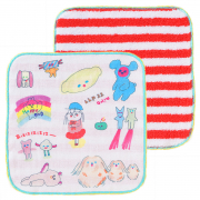 手洗いうがいタオルハンカチ【2枚セット】