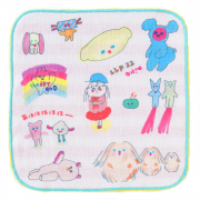 手洗いうがいタオルハンカチ【2枚セット】