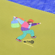 バリ！aiko！Goodjob！BAG ‼︎カィーヤ！＜カーキ×ブルー＞