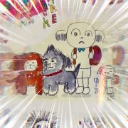 いつもより大きめステッカー