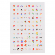 足にも貼ってねいるシール