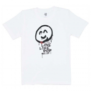 今の二人をスマイルが見てる IFSM Tシャツ＜ギャングスマイルホワイト＞（ワンパク）