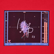 恋は失くさないTシャツ＜荒れたレッド＞（ワンパク）