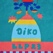 お花の命は永遠 ジャガードタオル