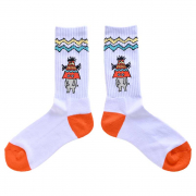 お久しぶりです！ハミーゴです！靴下です！＜白＞