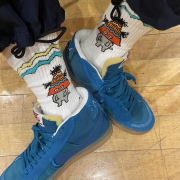 お久しぶりです！ハミーゴです！靴下です！＜白＞