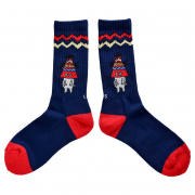 お久しぶりです！ハミーゴです！靴下です！＜紺＞