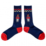 お久しぶりです！ハミーゴです！靴下です！＜紺＞