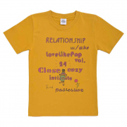 aikoとの関係性Tシャツ＜黄＞(ワンパク)