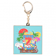 ラッキーセブンキーホルダー＜水色＞