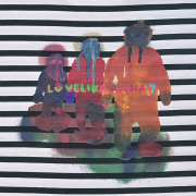 ベランダでやったTシャツ＜ボーダー＞