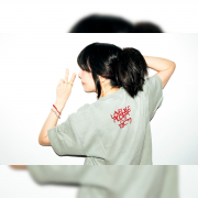 家でやったTシャツ＜カーキアッシュ＞