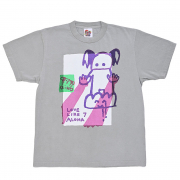 家でやったTシャツ＜カーキアッシュ＞(ワンパク)