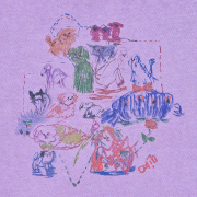 あつまれふぇすの森Tシャツ＜パープル＞（ワンパク）