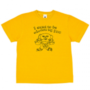 躊躇しないTシャツ ＜イエロー＞（ワンパク）