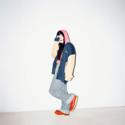 燃え月ター ブルゾン（ツートン）